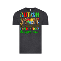 Vintage Black autism mom some people look up to their heroes Vintage Tee - LillyAllenDesigns