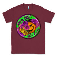 Burgundy halloween round earrings Classic Tee - BundleAndBundleShop