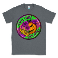 Charcoal Heather halloween round earrings Classic Tee - BundleAndBundleShop
