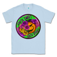 Dusty Blue halloween round earrings Classic Tee - BundleAndBundleShop