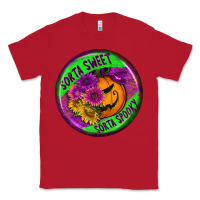 Red halloween round earrings Classic Tee - BundleAndBundleShop