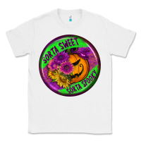 White halloween round earrings Classic Tee - BundleAndBundleShop