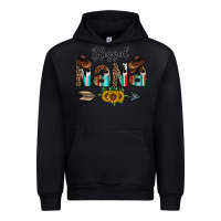 Black blessed nana Urban Hoodie - CowhideDigitalArt