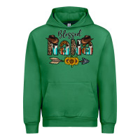 Emerald blessed nana Urban Hoodie - CowhideDigitalArt