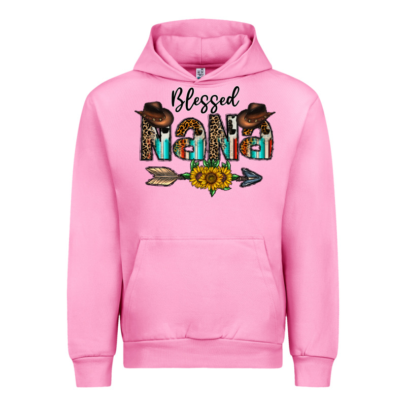 Blessed Nana Urban Hoodie by CowhideDigitalArt | Teevron
