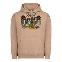 Pigment Burro blessed nana Urban Hoodie - CowhideDigitalArt