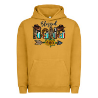 Pigment Peanut Butter blessed nana Urban Hoodie - CowhideDigitalArt