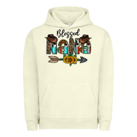 Pigment Pistachio blessed nana Urban Hoodie - CowhideDigitalArt