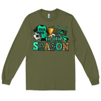 Army Green tis the season soccer Long Sleeve Tee - Jasminsmagicworld