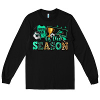 Black tis the season soccer Long Sleeve Tee - Jasminsmagicworld