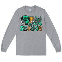 Heather Grey tis the season soccer Long Sleeve Tee - Jasminsmagicworld
