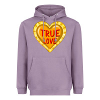 Lavender valentine's day hearts Heavyweight Hoodie - FaDigitalArtStudio
