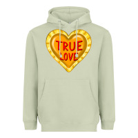 Matcha valentine's day hearts Heavyweight Hoodie - FaDigitalArtStudio