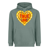 Sage valentine's day hearts Heavyweight Hoodie - FaDigitalArtStudio