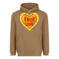 Toasted Coconut valentine's day hearts Heavyweight Hoodie - FaDigitalArtStudio