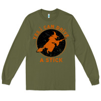 Army Green Halloween Witch Long Sleeve Tee - Bettercallsaul