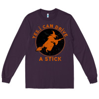 Plum Halloween Witch Long Sleeve Tee - Bettercallsaul