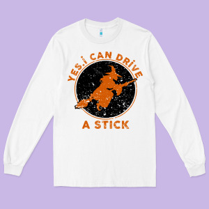 Halloween Witch Long Sleeve Tee Designed By Bettercallsaul