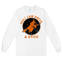 White Halloween Witch Long Sleeve Tee - Bettercallsaul