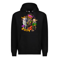 Black little cows and mardi gras party olivia Premium Hoodie - OliviaCreatesArt