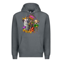 Rock little cows and mardi gras party olivia Premium Hoodie - OliviaCreatesArt