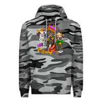 Slate Camo little cows and mardi gras party olivia Premium Hoodie - OliviaCreatesArt