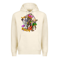 Tofu little cows and mardi gras party olivia Premium Hoodie - OliviaCreatesArt