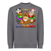 Storm happy hallothanksmas coffee cups with ghost turkey Heavyweight Sweatshirt - texasbilliewilder
