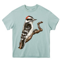 Arona Downy Woodpecker Heavy Core Tee - LillyAllenDesigns