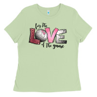 For The Love Of The Game Volleyball Ladies Tee | Teevron