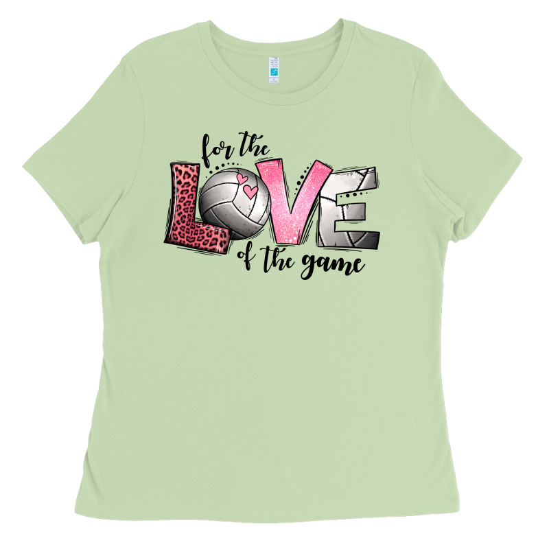 For The Love Of The Game Volleyball Ladies Tee by Jasminsmagicworld | Teevron