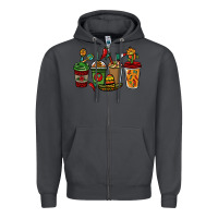 Smoke Mexican coffee cups Mexico Zipper Hoodie - HowdyJamesFarm