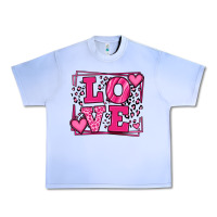 Grape Ice Love leopard frame Urban Heavy Tee - LillyAllenDesigns