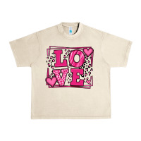 Sandshell Love leopard frame Urban Heavy Tee - LillyAllenDesigns