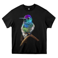 Black Rivoli`s Hummingbird Heavy Core Tee - LillyAllenDesigns
