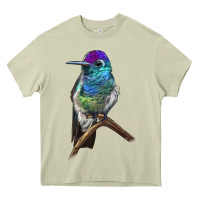 Mossy Rivoli`s Hummingbird Heavy Core Tee - LillyAllenDesigns