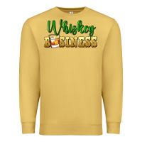 Antique Gold whiskey business Premium Sweatshirt - FaDigitalArtStudio