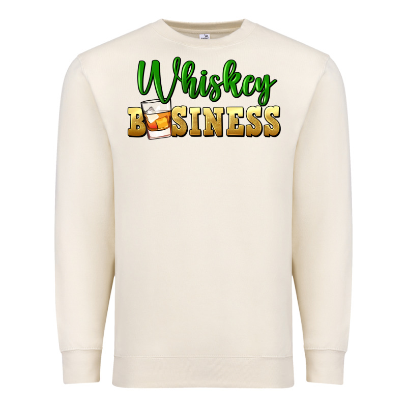 Whiskey Business Premium Sweatshirt by FaDigitalArtStudio | Teevron