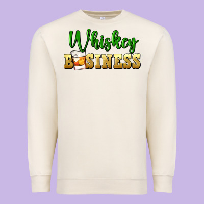 Whiskey Business Premium Sweatshirt Designed By Fadigitalartstudio
