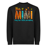 Black This mimi loves her little pumpkins Heavyweight Sweatshirt - texasbilliewilder
