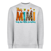 Heather Grey This mimi loves her little pumpkins Heavyweight Sweatshirt - texasbilliewilder