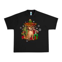 Black Chihuahua Christmas Urban Heavy Tee - JahusDesignShop