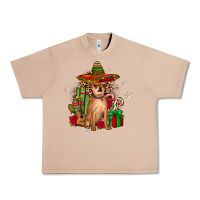 Burro Chihuahua Christmas Urban Heavy Tee - JahusDesignShop