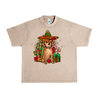 French Oak Chihuahua Christmas Urban Heavy Tee - JahusDesignShop