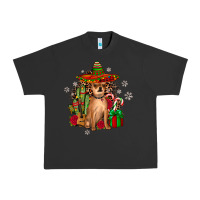 Pigment Black Chihuahua Christmas Urban Heavy Tee - JahusDesignShop