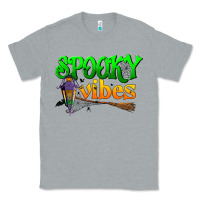 Heather Grey spooky vibes Classic Tee - BundleAndBundleShop