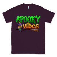 Plum spooky vibes Classic Tee - BundleAndBundleShop