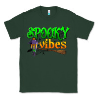 Sports Green spooky vibes Classic Tee - BundleAndBundleShop