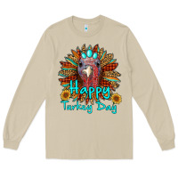 Mushroom happy turkey day sunflower Long Sleeve Tee - RanaPortraitStore