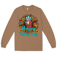 Toasted Coconut happy turkey day sunflower Long Sleeve Tee - RanaPortraitStore